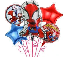 Folinių Balionų Rinkinys Žmogus Voras 5 vnt Spider Man ( AYD230510-11 )