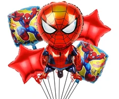 Folinių Balionų Rinkinys Žmogus Voras 5 vnt Spider Man ( AYD230510-14 )