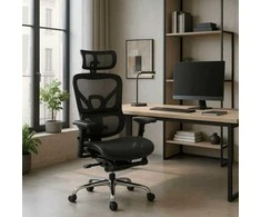 Biuro kėdė Ergonomiczny Obrotowy KAIR Juodas