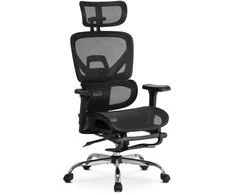 Biuro kėdė Ergonomiczny Obrotowy KAIR Juodas