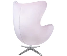 Fotelis EGG SZEROKI VELVET, rožinis