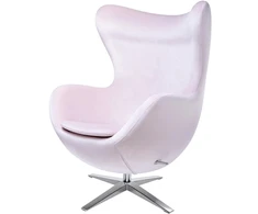 Fotelis EGG SZEROKI VELVET, rožinis