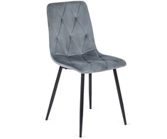 Fotelis ROBIN Pilka Aksominė Kėdė – Komfortas ir Elegancija Jūsų Erdvėje