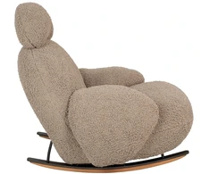 Fotelis Supamas krėslas PLUSH TEDDY, smėlio sp.