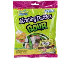 Frankford Spongebob Squarepants Krabby Patties Sour Gummy Candy 72g x 24 pcs (USA)