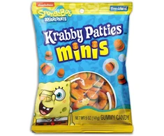 Frankford Spongebob Squarepants Krabby Patties Minis Gummy Candy 141g x 12 pcs (USA)