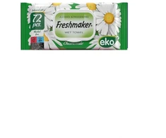Freshmaker ramunėlių kvapo drėgnos servetėlės, 72 vnt