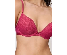 Fuksijos spalvos push-up liemenėlė Triumph