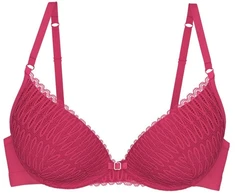 Fuksijos spalvos push-up liemenėlė Triumph