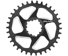 FUNN SOLO DX 34T mechaninė juoda priekinė žvaigždė