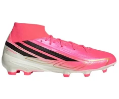 Futbolo bateliai Adidas F50 Hyperfast League Mid FG, rožiniai, KJ6714