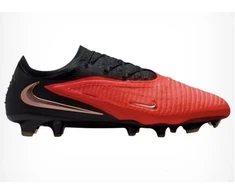 Futbolo bateliai Nike Phantom 6 Low Elite FG, ryškiai raudoni ir juodi
