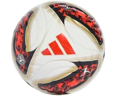 Futbolo kamuolys adidas Bundesliga 26/27 Torfabrik Mini baltas-oranžinis-auksinis KG6039