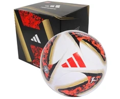 Futbolo kamuolys adidas Bundesliga 26/27 Torfabrik League Box, baltas-oranžinis-auksinis HY5057