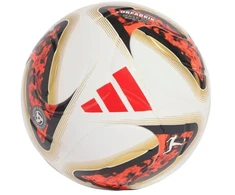 Futbolo kamuolys adidas Bundesliga 26/27 Torfabrik League J350 baltas-oranžinis-auksinis HY5058