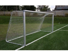 Netex Futbolo vartų tinklas 5x2 m baltai raudonas
