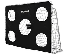 Futbolo vartai su taikinio kilimėliu Meteor 240x170x80 cm 16931