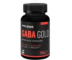 GABA kapsulės Body Attack GABA Gold 80 kapsulių