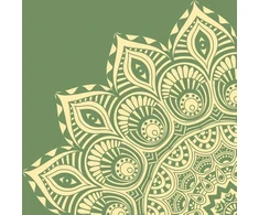 GAIAM jogos kilimėlis OLIVE HAZE MANDALA 6 MM 66825