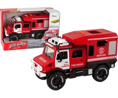 Žaislinis visureigis City Service Lean Toys, raudonas, 24x13,5x10 cm