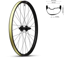 Galinis 29 colių dviračio ratas WTB CZR i30, 148 × 12 mm