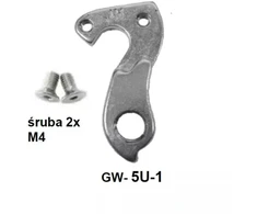 Galinis pavarų perjungėjo laikiklis skirtas GW-5u-1 rėmui