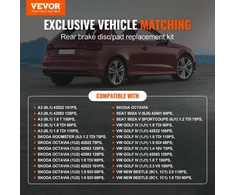 VEVOR Galinis stabdžių komplektas Audi A3 (8L)