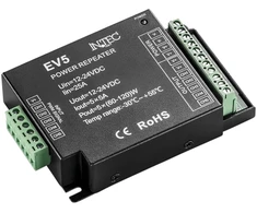 Galios stiprintuvas 12–24 V DC, 5 A x 5 kanalai, maks. 25 A