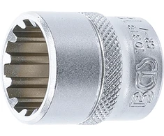 GALVUTĖ, SUKRUMPLIARAČIO FIKSAVIMO | 10 MM (3/8") KVADRATINĖ JUNGTIS | 18 MM (10318)