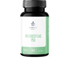 Gamtos namai kininis kordicepsas 750 mg - 90 kapsulių