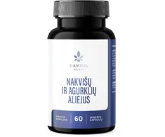 Gamtos namai nakvišų ir agurklių aliejus - 60 kapsulių