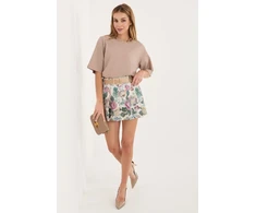 Gėlėtas skortas Italy Moda
