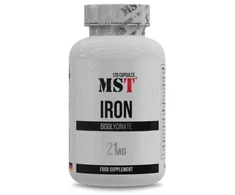 Geležies bisglicinato kapsulės MST Iron Bisglycinate 120 kapsulių