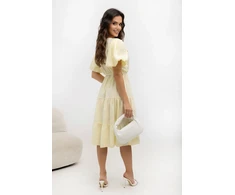 Geltona suknelė Italy Moda