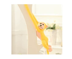 Lean Toys Pliušinis Beždžionėlės Žaislas su Garsu, 60 cm