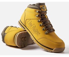 Geltonos spalvos odiniai Lee Cooper batai LCJ 0706M