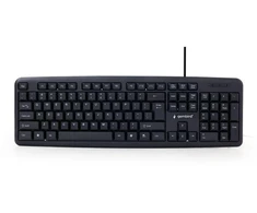 GEMBIRD KB-U-103 Klaviatūra (USB 2.0; JAV išdėstymas; juoda)