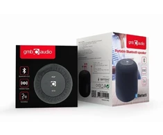 GEMBIRD Nešiojama Bluetooth kolonėlė SPK-BT-15-BK, 5W RMS, su įmontuotu mikrofonu, juoda, USB, AUX, MicroSD