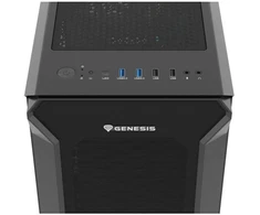 Ausinės GENESIS IRID 505F Midi korpusas su langu USB 3.0 NPC-1997