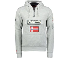 Geographical Norway 3/4 Gymclass džemperis 100 M WU4184H/GN B-Pilkas