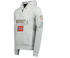 Geographical Norway 3/4 Gymclass džemperis 100 M WU4184H/GN B-Pilkas