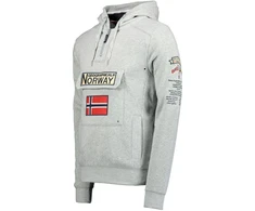 Geographical Norway 3/4 Gymclass džemperis 100 M WU4184H/GN B-Pilkas