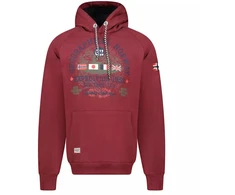 Geographical Norway DB 100 M džemperis WZ3006H/GN-Burgundija