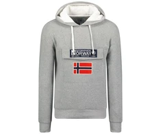 Geographical Norway Gadrien DB 054 M džemperis WW6114H/GN/Blended pilka / balta