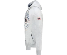Geographical Norway Galdemar DB 100 M džemperis WZ3019H/GN – pilkas melanžas
