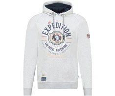 Geographical Norway Galdemar DB 100 M džemperis WZ3019H/GN – pilkas melanžas