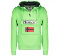 Geographical Norway Gymclass 054 Pop M džemperis WW4181H/GN – ryškiai žalia