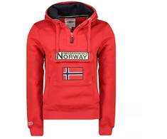 Geographical Norway Gymclass DB 054 M WW2485H/GN-Raudona sportinis džemperis