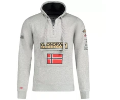 Geographical Norway Gymclass EO DB 100 M džemperis WU6620H/GNO – pilka melanža