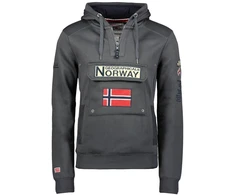 Geographical Norway GYMCLASS vyriški marškinėliai CAMO 100 (WT1663H/GN/MILITAIRE DGREY)